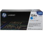 HP 124A, Cyan Original Toner Cartridge (Q6001A)
