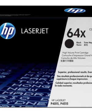 HP 64X, Black Original Toner Cartridge (CC364X)