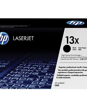 HP 13X (Q2613X) Black Original Toner Cartridge, High Yield