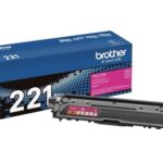 Brother Genuine TN221M Magenta Toner Cartridge - Laser - Standard Yield - 1400 Pages