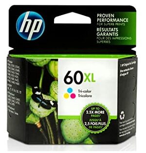 HP 60XL High Yield Tri-color Ink Cartridge,CC644WN