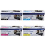 Genuine Brother  TN336 High Yield Black/Cyan/Yellow/Magenta Laser Toner Cartridges,4pk