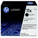 HP 11X High Yield Black Toner Cartridge,Q6511X