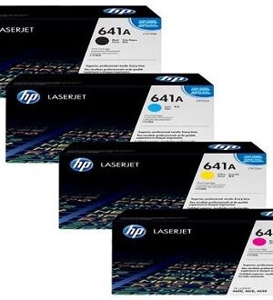 HP 641A, BK/C/Y/M Laser Toner Cartridges,4PK, C9720A,C9721A,C9722A,C9723A