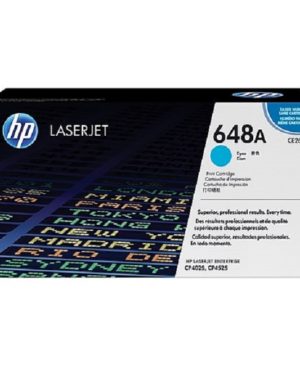 HP 648A Cyan Toner Cartridge (CE261A)