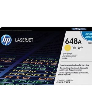 HP 648A Yellow Toner Cartridge (CE262A)