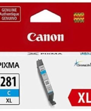 Original Canon CLI-281XL High Yield Cyan Ink Cartridge,2034C001