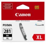 Original Canon CLI-281XL High Yield Black Ink Cartridge,2037C001