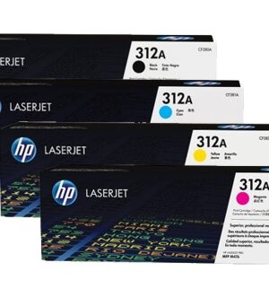 HP 312A BK/C/Y/M Toner Cartridge,CF380A,CF381A,CF382A,CF383A,4PK