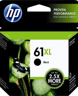 HP 61XL Black Ink Cartridge, CH563WN
