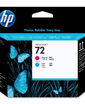 HP 72 Magenta and Cyan Printhead, Dual Pack, C9383A
