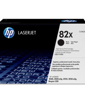 HP 82X High-Yield Black LaserJet Toner Cartridge,C4182X