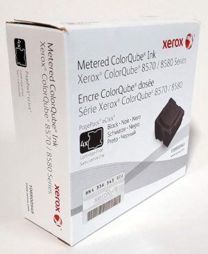 Xerox Black Metered Ink, for ColorQube 8570/8580,108R00949,4-PK