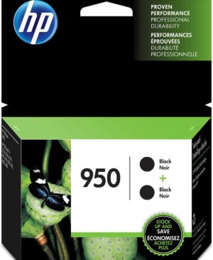 HP 950 Black Ink Cartridges,L0S28AN, 2-PK