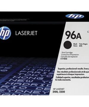HP 96A Black Laser Toner Cartridge, C4096A