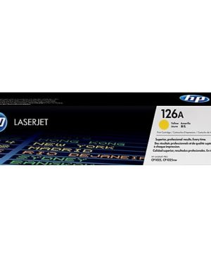 HP 126A Yellow Laser Toner Cartridge, CE312A