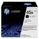 HP 45A Black LaserJet Toner Cartridge, Q5945A