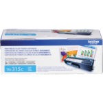Brother TN-315C High-Yield Cyan Toner Cartridge