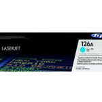 HP 126A (CE311A) Standard Yield Cyan Toner Cartridge - 1000 Pages
