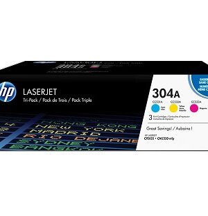 HP 304A (CF340A) Original Tri-pack Toner Cartridge - 2800 Pages