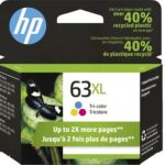 HP 63XL (F6U63AN) High Yield Color Ink Cartridge - 300 Pages