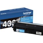Original Brother TN-433C High Yield Cyan Toner Cartridge, TN433C