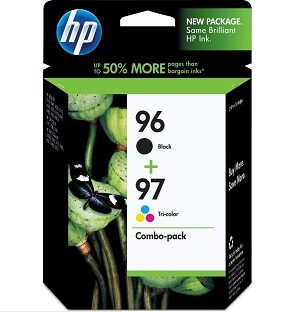 Original HP 96/97 Black and Tricolor Ink Cartridges,C9353BN