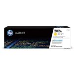 Original HP 202A Yellow Toner Cartridge, CF502A