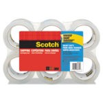 Scotch® 3850 Heavy-Duty Tape Refills, 1.88" x 54.6yds, 3" Core, Clear, 6/Pack