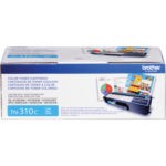 Brother TN-310C Cyan Laser Toner Cartridge, TN310C