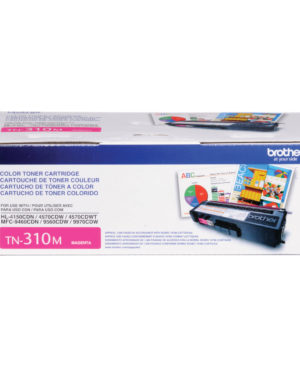 Brother TN-310M Magenta Toner Cartridge, TN310M