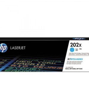 Original HP 202X High Yield Cyan LaserJet Toner Cartridge,CF501X