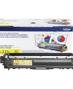 Brother TN-225Y High-Yield Yellow Toner Cartridge,TN225Y