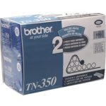 Brother TN-350 Black Laser Toner Cartridges Dual Pack, TN350
