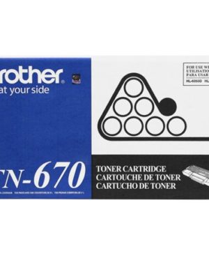 Brother TN-670  High-Yield Black Laser Toner Cartridge, TN670