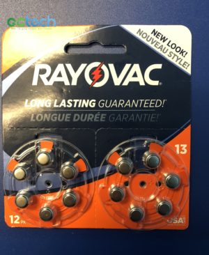 Rayovac Size 13 Hearing Aid Batteries,12 Batteries, Exp 2020/2021