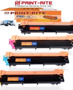 PRINT-RITE BK/C/Y/M Laser Toner Cartridges For Brother TN-221,TN-225,4PK