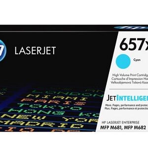 HP 657X (CF471X) High Yield Cyan Toner Cartridge - 23000 Pages