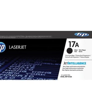 HP 17A Black Toner Cartridge, Standard (CF217A)
