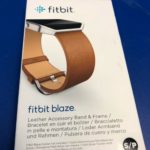 Fitbit Blaze Accessory Band, Leather, Camel,Small FB159LBCMS