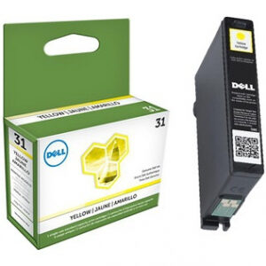 Dell Series 31 Yellow Ink Cartridge, Standard (3MH11)