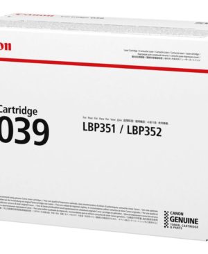 Canon 039 Standard Black Toner Cartridge, 0287C001