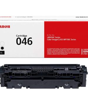 Canon 046 Black Toner Cartridge, Standard Yield 2.2k (1250C001)