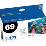 Epson 69 Dual-Pack Standard Black Ink Cartridges, 2PK, T069120-D2