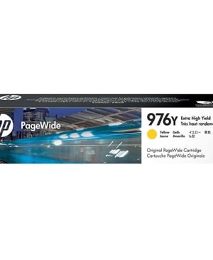 Original HP 976Y Extra High Yield Yellow PageWide Ink Cartridge, L0R07A