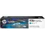 Original HP 976Y Extra High Yield Cyan PageWide Ink Cartridge,L0R05A