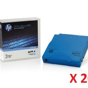 HP LTO5 Ultrium 3TB RW Data Tape, 20 CRTG/Pack