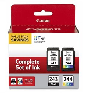 Canon PG-243 / CL-244 Ink Cartridge - Black/Color -  MULTI PK, 1287C006
