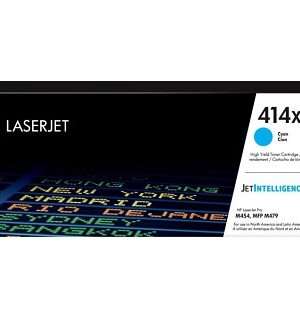 HP 414X High Yield Cyan Toner Cartridge, W2021X