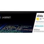 HP 414X High Yield Yellow Toner Cartridge, W2022X
